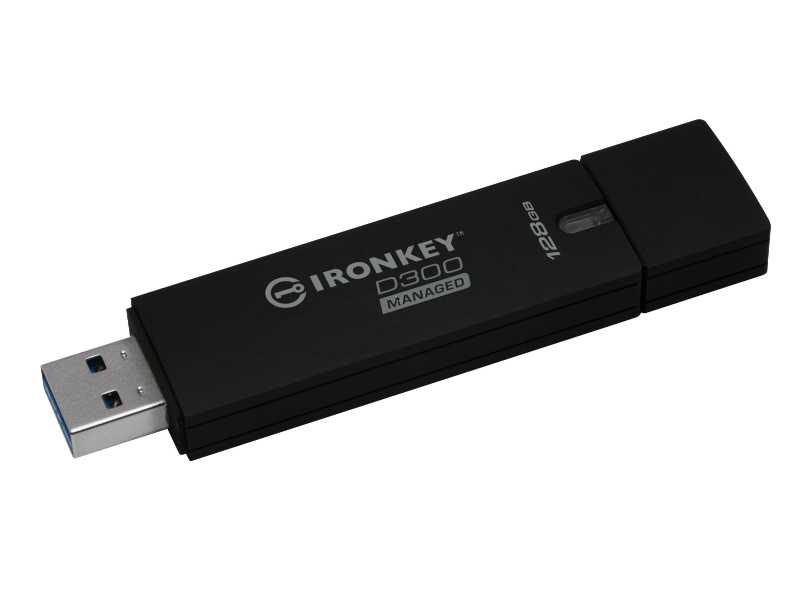 KINGSTON金士頓IronKey D300 Managed加密USB隨身碟(128GB)(IKD300SM/128GB)