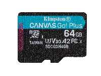 KINGSTON金士頓64GB Canvas Go!Plus microSDXC記憶卡