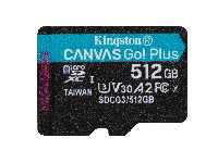 KINGSTON金士頓512GB Canvas Go!Plus microSDXC記憶卡