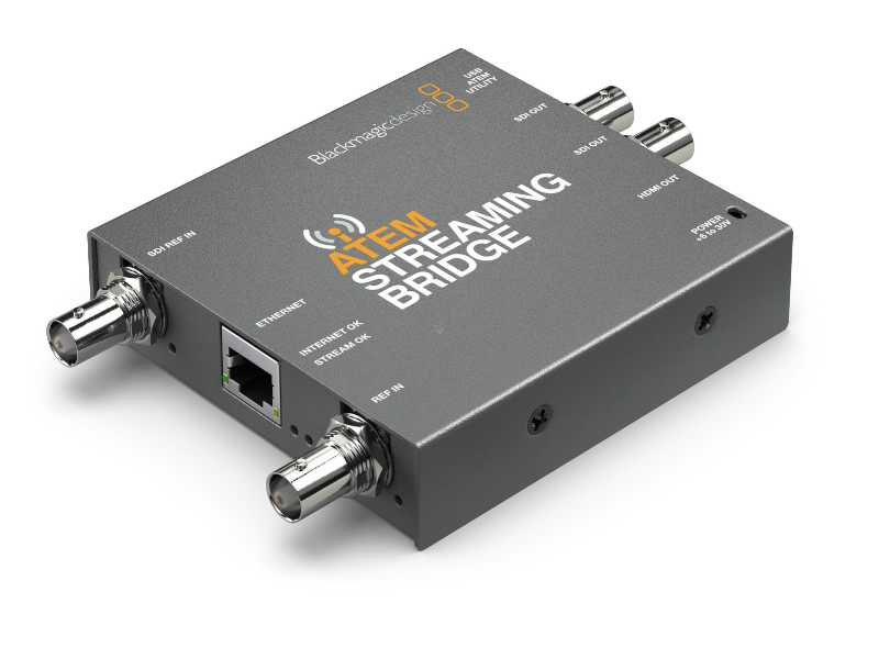 BMD專業ATEM Streaming Bridge串流轉換器(解碼器)(H264 Pro Recorder)