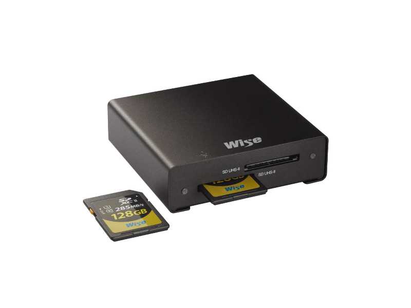 Wise裕拓 SD UHS-II 雙插槽讀卡機(USB3.2 Gen 2 / type-c)(WA-DSD05)