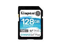 KINGSTON金士頓128GB Canvas Go!Plus SDXC高速記憶卡(SDG3/128GB)