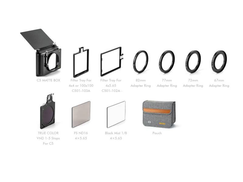 NISI耐司Cinema C5遮光罩/斗套裝(影片套裝Filmmaker Kit)(NIC-C5-FILM)