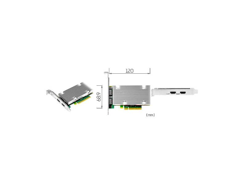 Yuan超高畫質1CH HDMI2.1 8K60/4K120擷取卡(SC750N1-L)