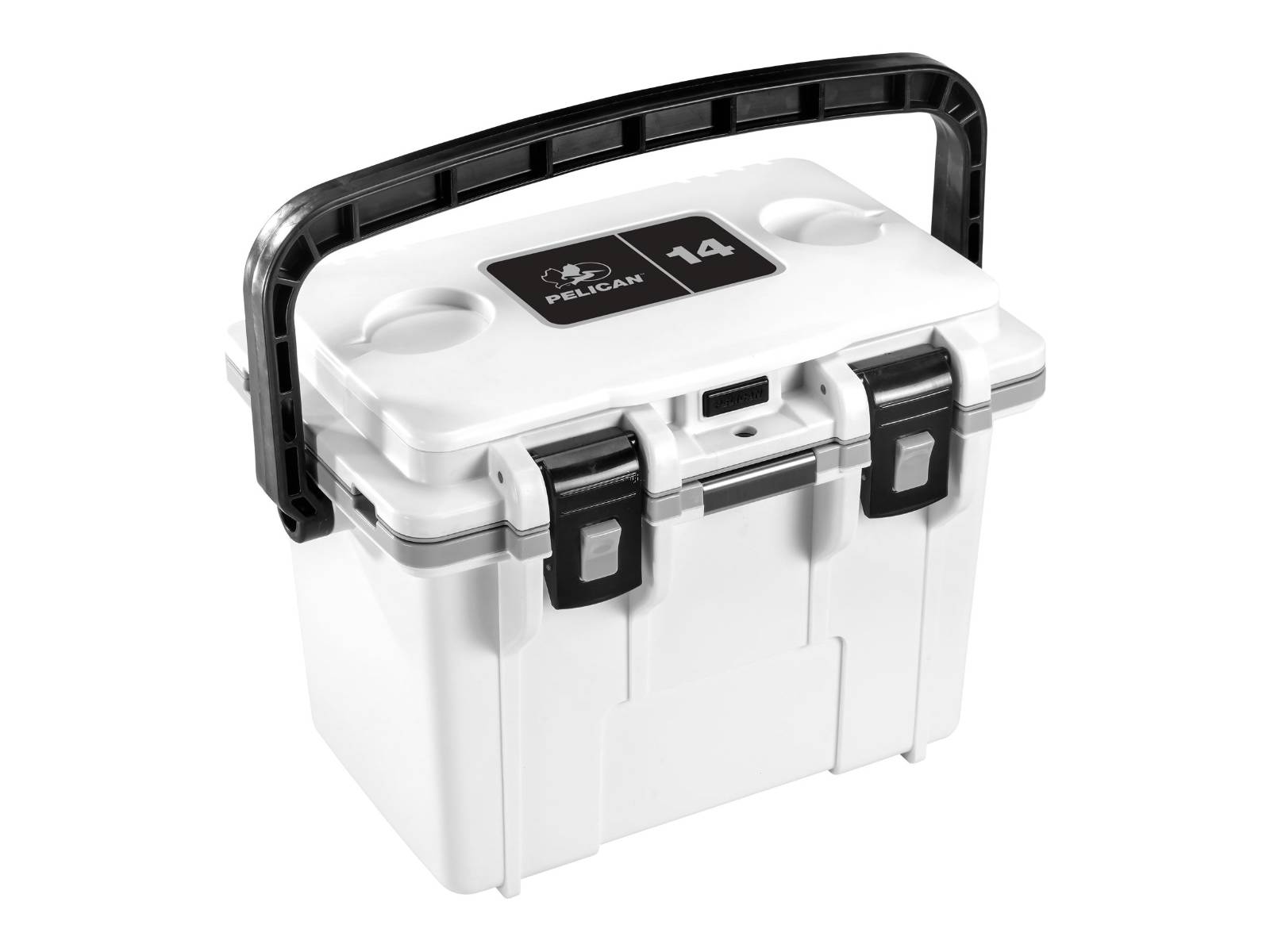 14QT Personal Cooler(White - Gray) �s���GA17582