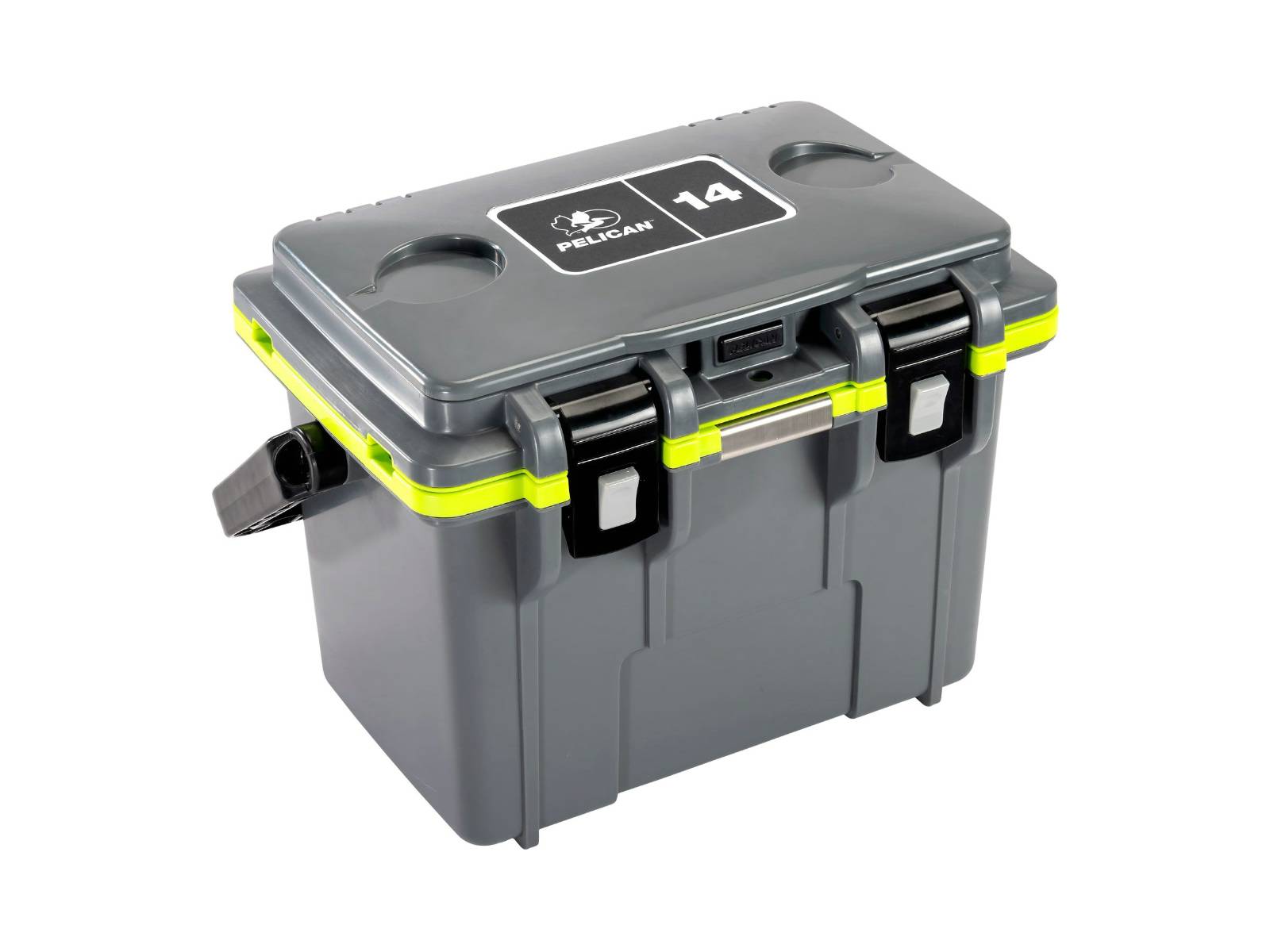 14QT Personal Cooler(Dark Gray / Green) �s���GA17583