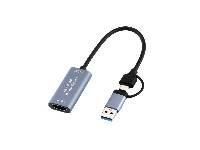 1080P60高畫質USB3.0/USB-C外接擷取卡(HDMI介面)(HDMICAP108060CA)