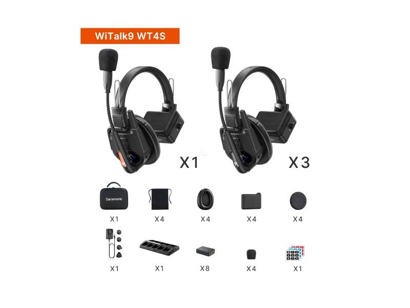 Saramonic����WiTalk9 (WT4S)�����u�L�u�q�ܨt��(WT4S)