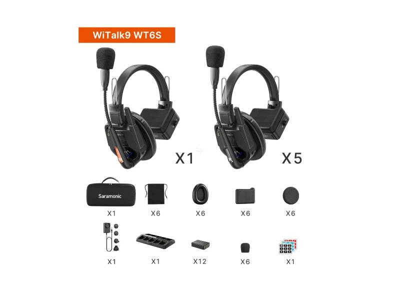 Saramonic����WiTalk9 (WT6S)�����u�L�u�q�ܨt��(WT6S)