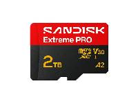 SANDISK�{�}2TB Extreme PRO microSDXC�O�Хd(250MB/s��)(SDSQXCD-2T00)