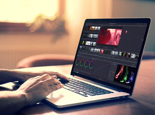 數位蘋果網達文西DaVinci Resolve Studio調色剪輯軟體(Dongle版、含