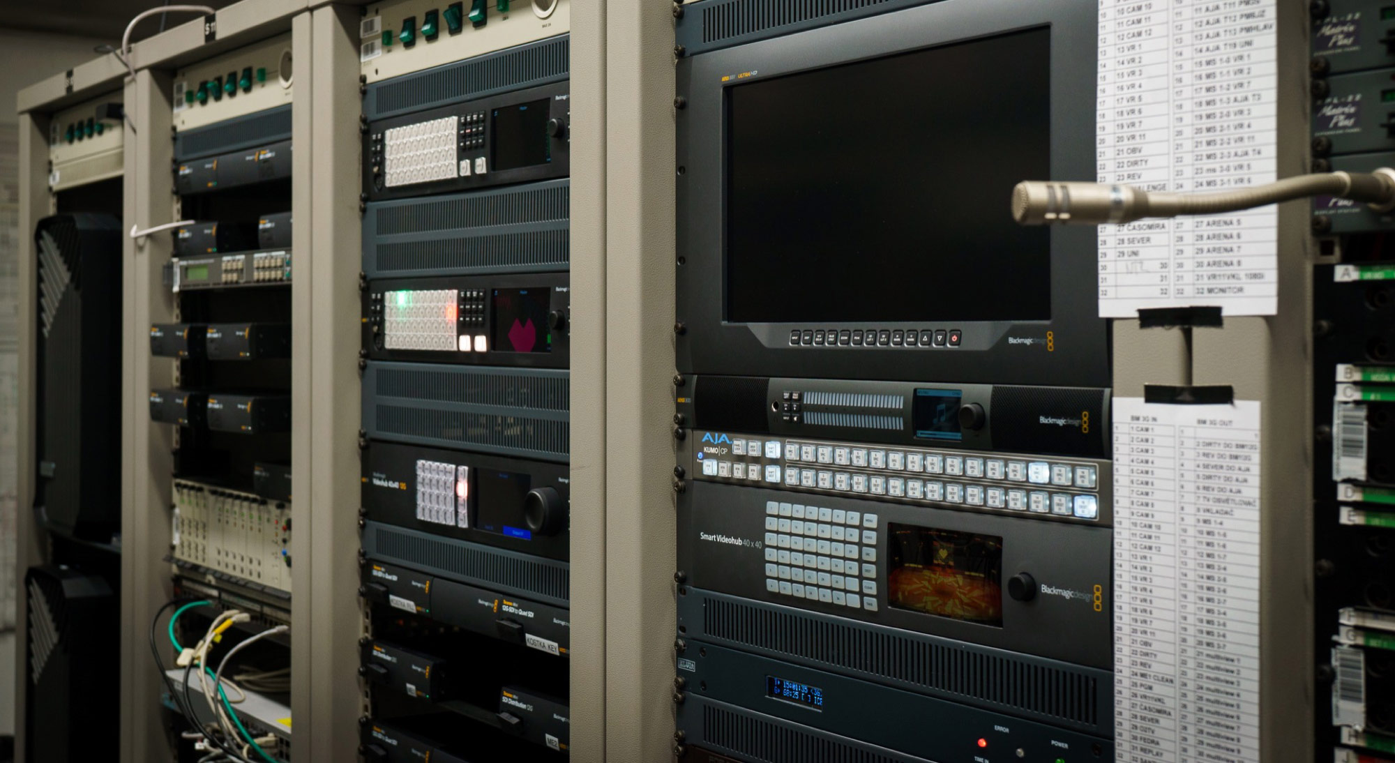 URSA Broadcast G2�BBlackmagic Studio Camera 6K Pro�BPocket Cinema Camera 6K Pro�BATEM Constellation 8K�BATEM 2 M/E Advanced Panel 40�BATEM Camera Control Panel�BDeckLink 8K Pro�BHyperDeck Extreme 4K HDR�BHyperDeck Studio 4K Pro�BSmartView 4K G2�BSmartScope Duo 4K�BBlackmagic Audio Monitor 12G G2�BBlackmagic Videohub 40x40 12G�BTeranex Mini 12G-SDI to Quad SDI