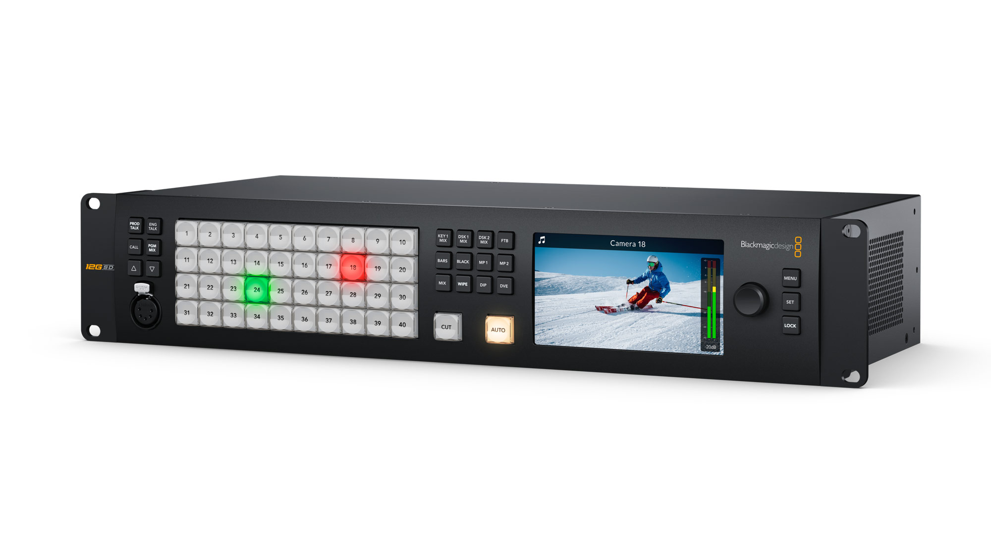 #DaVinci Resolve Studio¡B#URSA Broadcast G2¡B#DeckLink Quad HDMI Recorder¡B#ATEM 4 M/E Constellation 4K¡B#ATEM Camera Control Panel¡B#ATEM 2 M/E Advanced Panel¡B#ATEM Television Studio HD8 ISO¡B#HyperDeck Extreme 8K¡B#HyperDeck Studio 4K Pro¡B#Videohub 40x40 12G¡B#Blackmagic Cloud Store 16TB¡B#Blackmagic Cloud Store Max 24TB¡B#Blackmagic Camera Fiber Converter¡B#Blackmagic Studio Fiber Converter