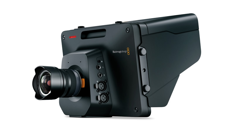 blackmagic studio camera配备自动mft镜头接头,兼