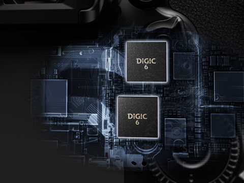 雙DIGIC 6影像處理器實現了高速影像資料處理能力