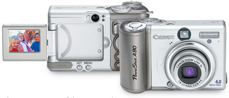 CANONPowerShot-A80數位相機(數位蘋果網)