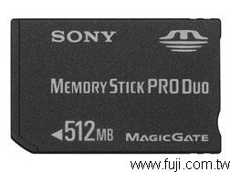 SONY原廠MemoryStick PRO Duo 512MB記憶卡(MSX-M512S、附轉卡)(MSX-M512S )
