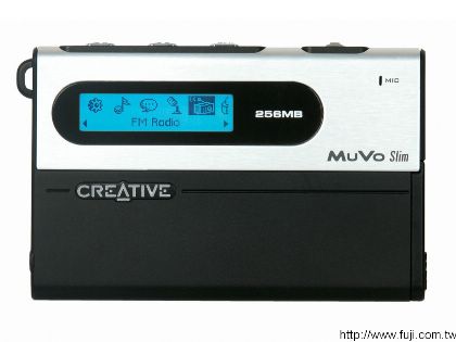 Creative創新未來MuVo Slim音樂MP3播放機(1024MB)(MuVo Slim 1024)
