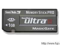 SANDISKt1GB UltraII MemoryStick PROOХd(SAN-MSUII1GB)