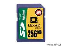 LEXAR高容量256MB SD(SecureDigital)記憶體