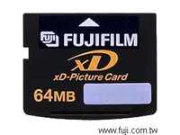 FUJIFILM原廠64MB xD-Picture記憶卡
