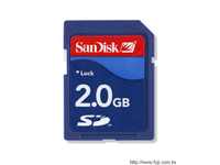 SANDISK 2GB SD(SecureDigital)記憶卡