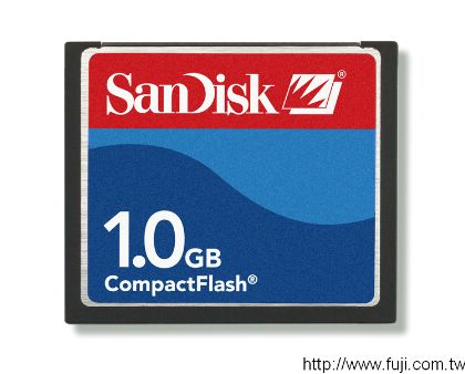SanDisk CompactFlash 1GB(1024MB)記憶體(工具機、舊機種用)(SAN-CF1G)