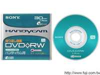 SONY原廠8cm可重覆寫入DVD+RW空白片(30分鐘，5片裝)