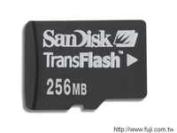 t౵d(SANDISK 256MB TransFlash(microSD)OХd )
