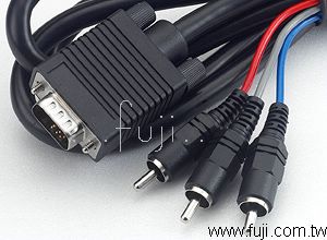 Optoma��t(RCA)��VGA�౵�u(1.5m)(RCAL-SUB)
