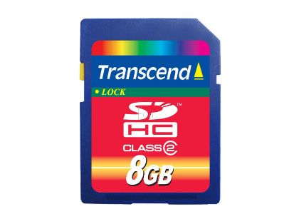 TranscendШ8GB SDHC Class 2 OХd(TS8GSDHC)