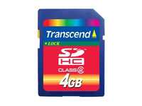 Transcend創見4GB SDHC Class 2 記憶卡