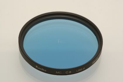 KENKO日本MC C8(80C)彩色底片色溫鏡片(49mm)(C8-80C49)