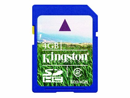 KINGSTON金士頓4GB SDHC記憶卡(Class 2)(SD2/4GBFE)