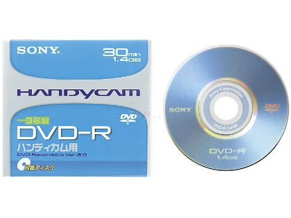 SONY原廠8cm一次式DVD-R空白片(十片裝)(10DMR30)
