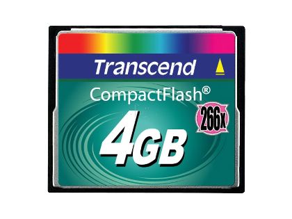 Transcend創見 4GB 266倍速CF(CompactFlash)記憶體