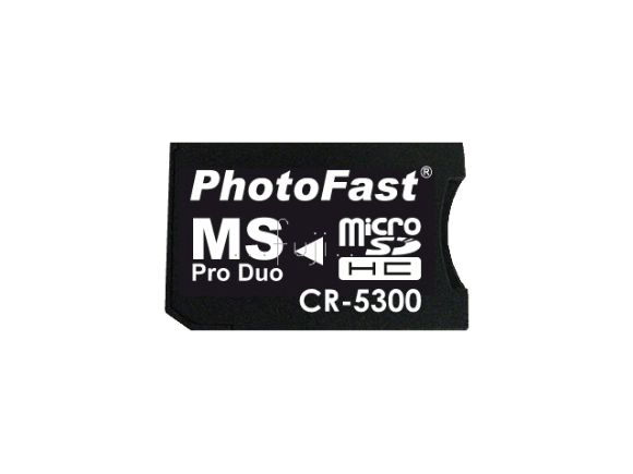 Photofast銀箭 microSD 轉 MS Pro Duo 轉接卡(全球第一張支援microSDHC)(CR-5300)