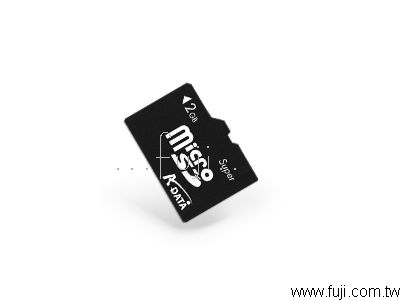 ADATA威剛2GB TransFlash(microSD)記憶卡(附雙轉卡)(A-DATA MICRO SD 2GB SPEEDY BLACK)