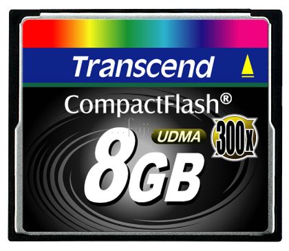 TranscendШ 8GB 300xCF(CompactFlash)O(TS8GCF300)