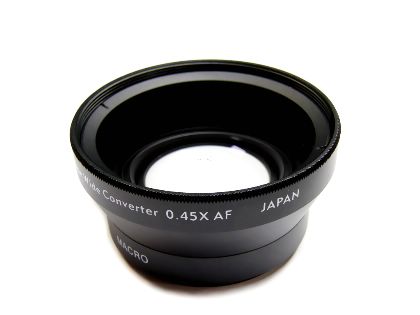 大口徑0.45x超廣角40.5mm鏡頭(黑色具MACRO)(RW-045X)