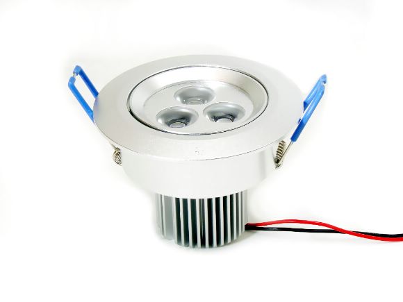 節能 3LEDs 暖光全鋁投射燈/崁燈(含恆流供應器)(V1-3WL)