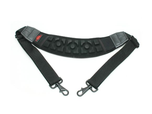 Zippack韓國製AIRCELL 7cm雙鉤型弧形舒壓背帶(黑色)(UAS75N-B)