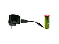 GN奇恩LED旅充手電筒鋰電池組(家用USB充電器)(H3AAA)