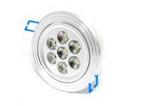 高效率省電正白光7 LED全鋁崁燈(全電壓)