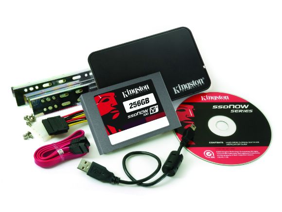 KINGSTON���h�y256GB SSDNow G3 V+ 100�T�A�w�ФɯŮM��զX(SVP100S2B/256G)