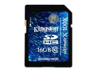 KINGSTON金士頓Ultimate X CL10高速16GB SDHC記憶卡