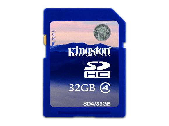 KINGSTON金士頓超大容量高速32GB SDHC記憶卡(SD4/32GB)