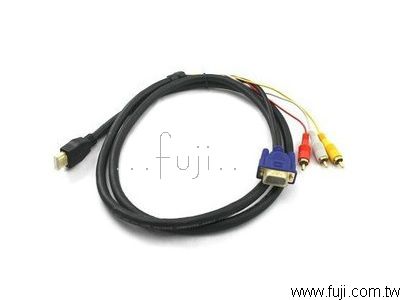 HDMI ���t(3 RCA)+VGA�u(HDMI2VGA)