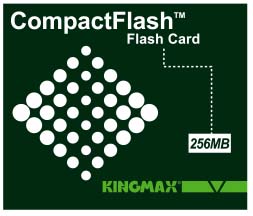 KINGMAX勝創256MB-CF(CompactFlash)記憶卡(KINGMAX-CF256)